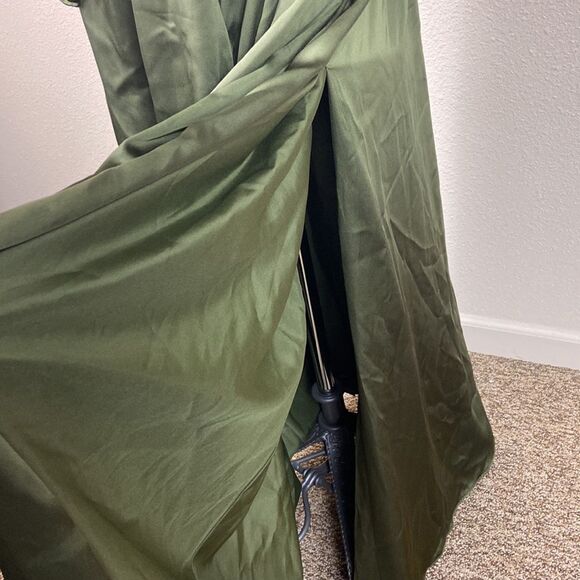 WIHTE BY VERÁ WANG GREEN WOMEN DRESS PLUS SIZE 14 - Picture 10 of 14